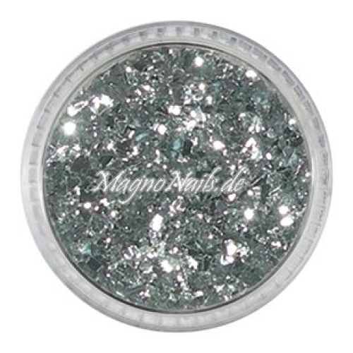 Feine Glitter Flakes silber Nails Nagel Nögel Nailart