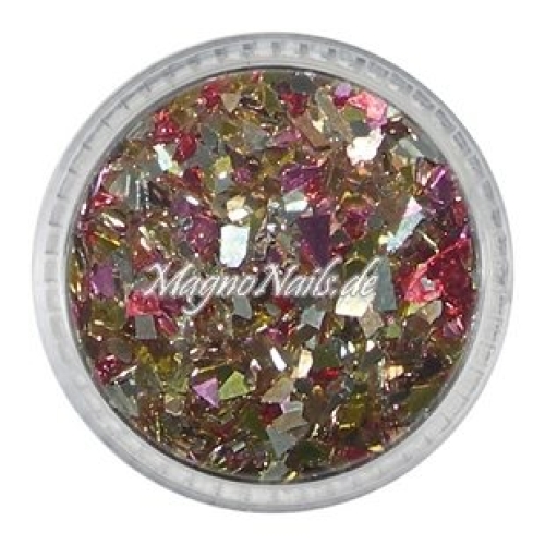 Glass Glitter - Glas Splitter - multicolor Nail Art Nails Nagel Nögel Nailart
