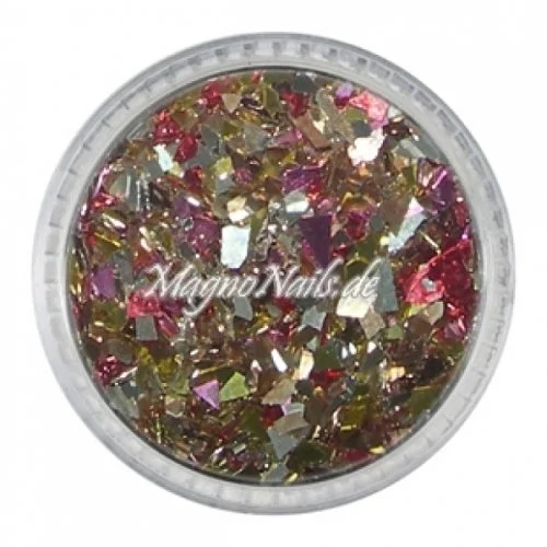 Glass Glitter - Glas Splitter - multicolor Nail Art Nails Nagel Nögel Nailart