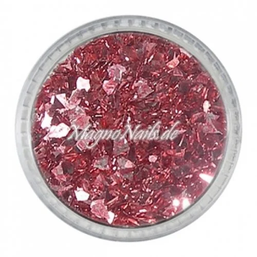Glass Glitter - Glas Splitter - rot Nail Art Nails Nagel Nögel Nailart
