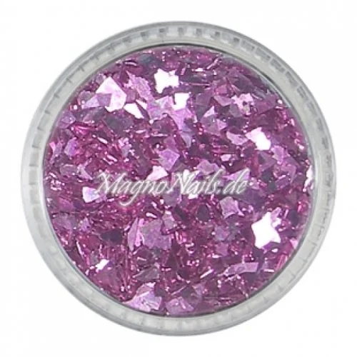 Glass Glitter - Glas Splitter - rosa Nail Art Nails Nagel Nögel Nailart