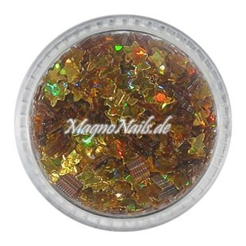 Glitter Shapes - Einlegemotive - Schmetterlinge gold Nail Art Nails Nagel Nögel Nailart