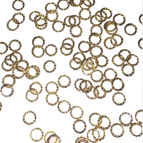 Einlegemotive - Overlays - Ringe gold Nails Nagel Nögel Nailart