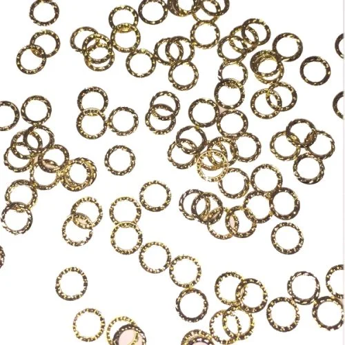 Einlegemotive - Overlays - Ringe gold Nails Nagel Nögel Nailart