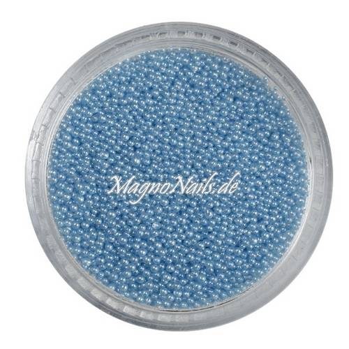 Nail Art Glasperlen - Glas Beads - hellblau Nägel Nail art Nailart Nageldesign Nagel