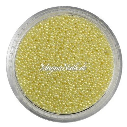 Nail Art Glasperlen - Glas Beads - gelb Nägel Nail art Nailart Nageldesign Nagel