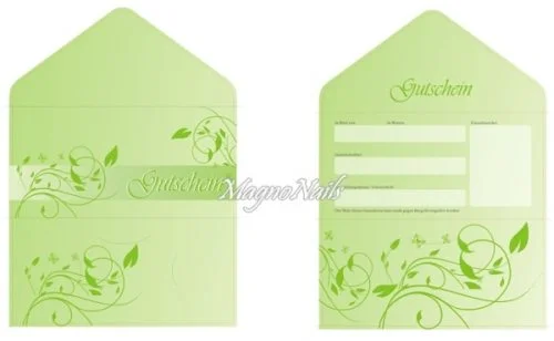 Geschenk Gutschein Karte Nageldesign Nägel Schnäppchen