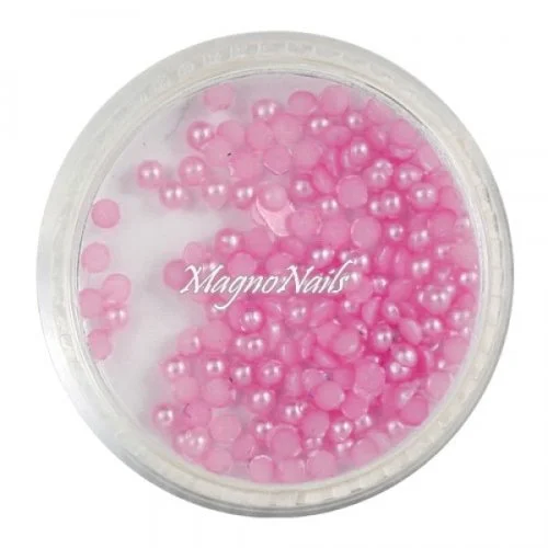 Nail Art Einlegemotive - Halbperlen pink Nägel Nails Nailart Nageldesign Nagel Glitzer