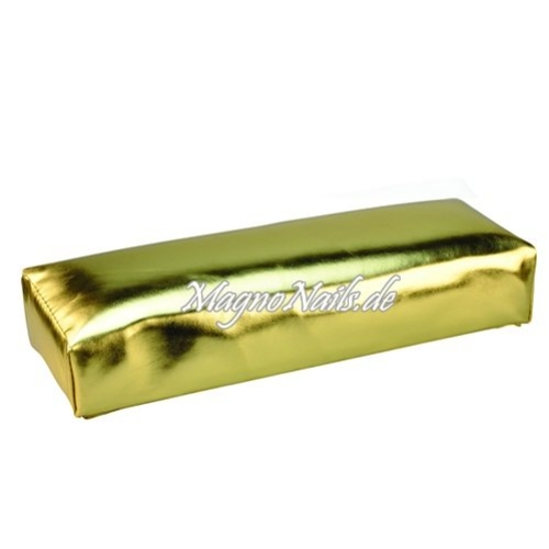 Handauflage Kunstleder gold Nail Nagelstudio Hilfsmittel Ausstattung Nägel