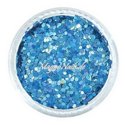 Nail Art Pailetten dunkelblau hologramm 1mm  Nägel Nails Nailart Nageldesign Nagel GlitzerPailetten