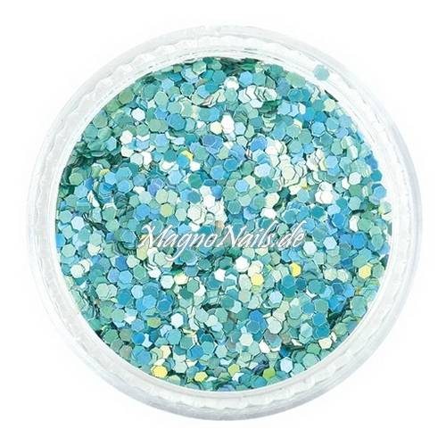 Nail Art Pailetten mint hologramm 1mm  Nägel Nails Nailart Nageldesign Nagel GlitzerPailetten