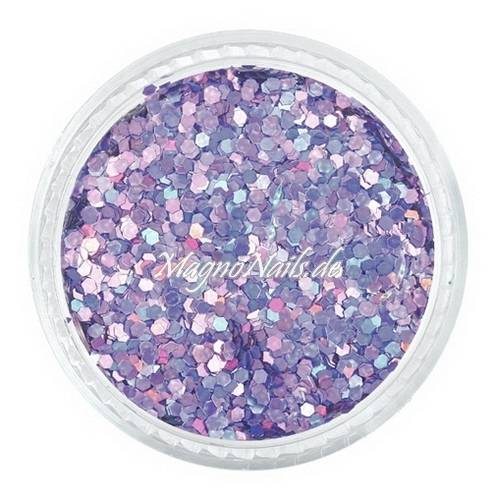 Nail Art Pailetten flieder hologramm 1mm  Nägel Nails Nailart Nageldesign Nagel GlitzerPailetten