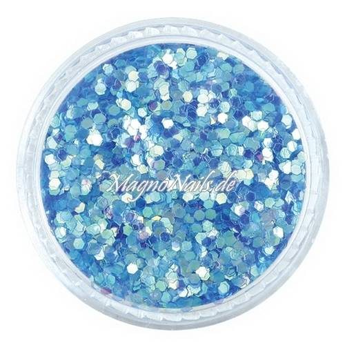 Nail Art Pailetten hellblau 1mm  Nägel Nails Nailart Nageldesign Nagel GlitzerPailetten
