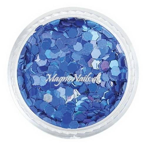 Nail Art Pailetten dunkelblau hologramm 3mm  Nägel Nails Nailart Nageldesign Nagel GlitzerPailetten