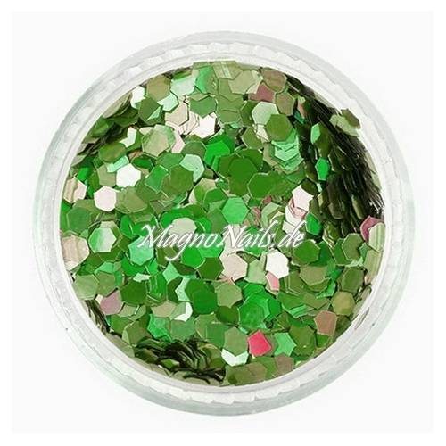 Nail Art Pailetten apfelgrün hologramm 3mm  Nägel Nails Nailart Nageldesign Nagel Glitzer Pailetten