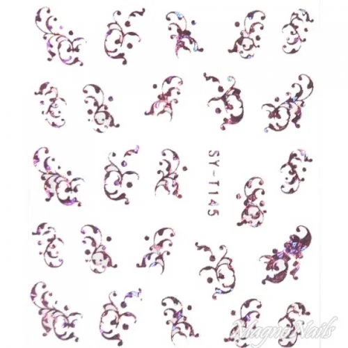 2D Nail Art One Stoke Sticker