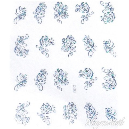 2D Nail Art One Stoke Sticker