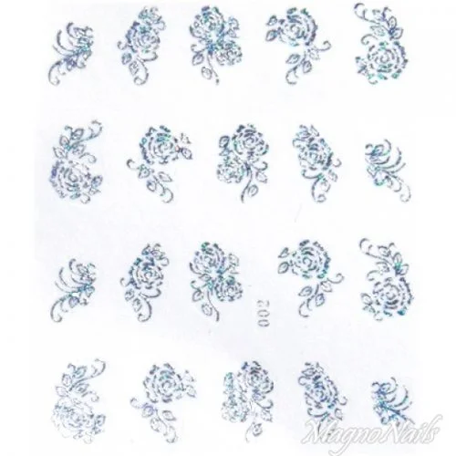 2D Nail Art One Stoke Sticker