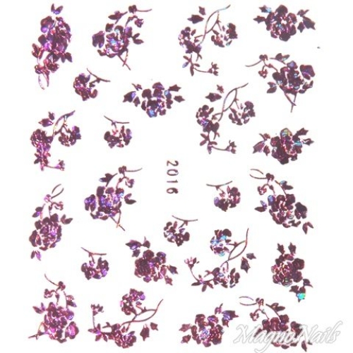 2D Nail Art One Stoke Sticker