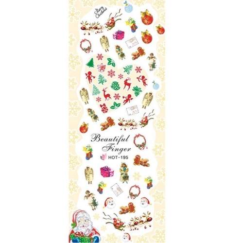 2D Nail Art One Stoke Sticker