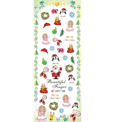 2D Nail Art One Stoke Sticker