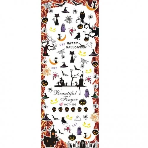 2D Nail Art One Stoke Sticker