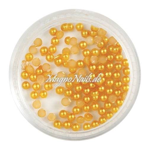 Nail Art Einlegemotive - Halbperlen orange Nägel Nails Nailart Nageldesign Nagel Glitzersteine