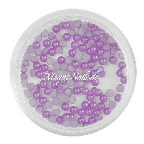 Nail Art Einlegemotive - Halbperlen flieder Nägel Nails Nailart Nageldesign Nagel Glitzersteine