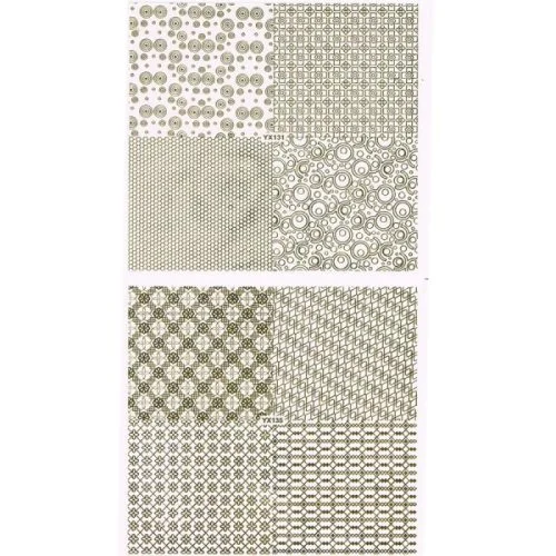 3D Full Cover Metallic Sticker Set - gold Selbstklebende Nagelaufkleber Nagelsticker