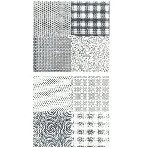 3D Full Cover Metallic Sticker Set - silber Selbstklebende Nagelaufkleber Nagelsticker