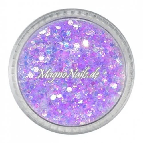 Nail Art Mix Glitterpuder - lavendel Nägel Nails Nailart Nageldesign Nagel Glitzer Pailetten