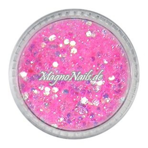 Nail Art Mix Glitterpuder - neonrosa  Nägel Nails Nailart Nageldesign Nagel Glitzer Pailetten