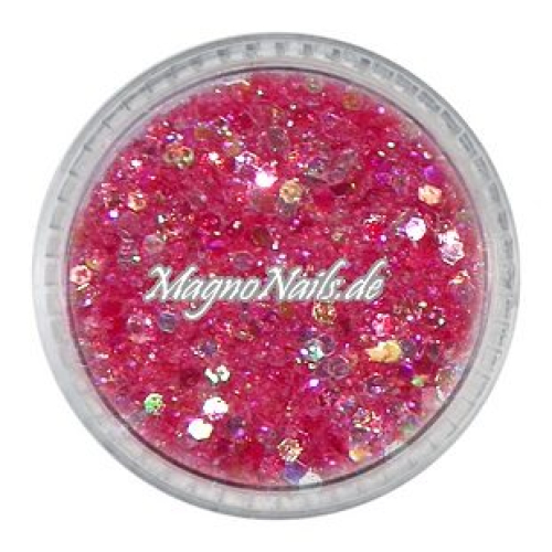 Nail Art Mix Glitterpuder - rubinrot  Nägel Nails Nailart Nageldesign Nagel Glitzer Pailetten