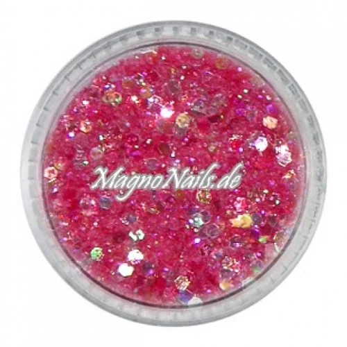 Nail Art Mix Glitterpuder - rubinrot Nägel Nails Nailart Nageldesign Nagel Glitzer Pailetten