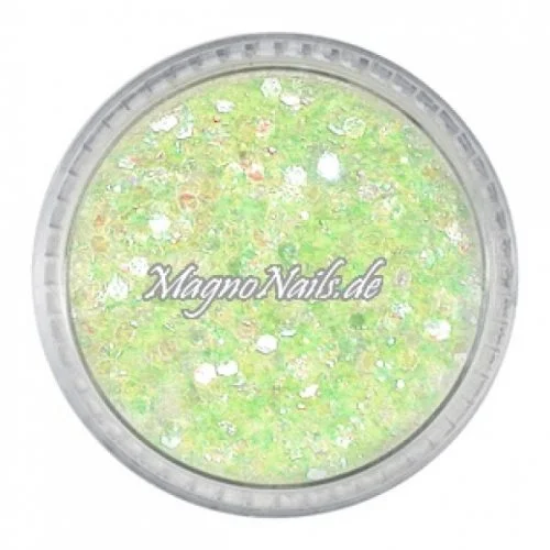Nail Art Mix Glitterpuder - neongelb Nägel Nails Nailart Nageldesign Nagel Glitzer Pailetten