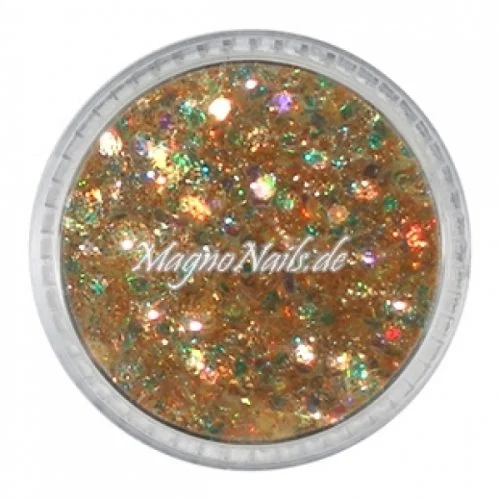 Nail Art Mix Glitterpuder gold Nägel Nails Nailart Nageldesign Nagel Glitzer Pailetten