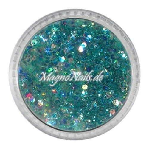 Nail Art Mix Glitterpuder mint Nägel Nails Nailart Nageldesign Nagel Glitzer Pailetten