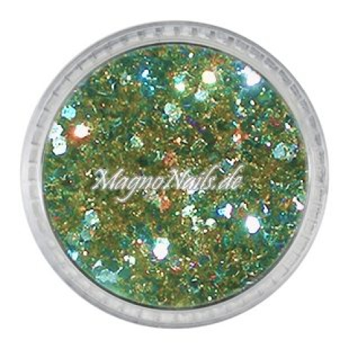 Nail Art Mix Glitterpuder apfelgrün metallic  Nägel Nails Nailart Nageldesign Nagel Glitzer Pailetten