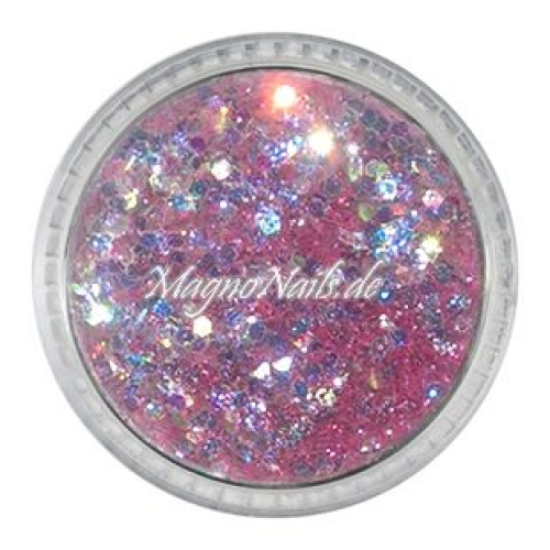 Nail Art Mix Glitterpuder rosa metallic  Nägel Nails Nailart Nageldesign Nagel Glitzer Pailetten