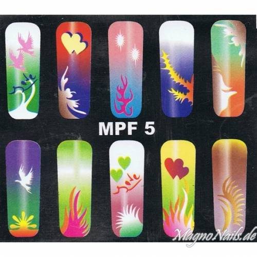 Preview: MPF 5 Airbrush Schablone
