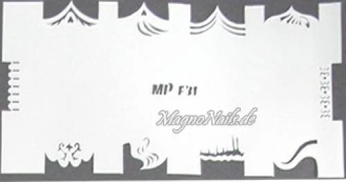 Nageldesign Nailart Nail Art Airbrush Schablone viele Designs