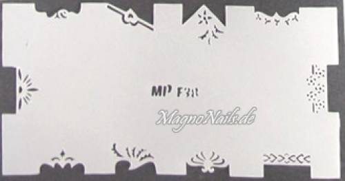 Preview: Nageldesign Nailart Nail Art Airbrush Schablone viele Designs