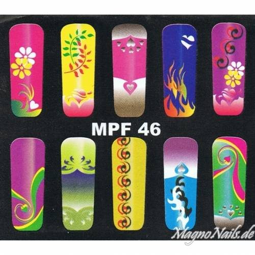 Preview: MPF46 Airbrush Schablone