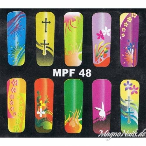 Preview: MPF48 Airbrush Schablone