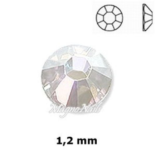 SS 3 - Glas Ministrasssteine rund - Crystal Nail Art Nails Nagel Nögel Nailart