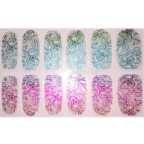 Preview: Nail Art Metallic Wraps