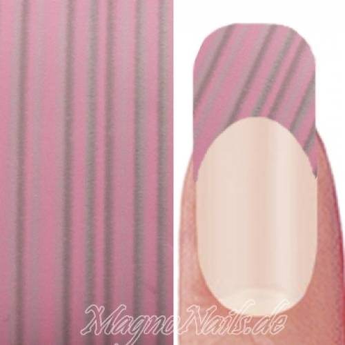 Nail Art Transfer Folie 0,45m - Nail Foil - Candy Stripe Pink Nailart Nails Nägel Schmuck TransferFolie Nagelfolie Nageldesign