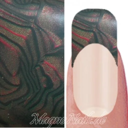 Nail Art Transfer Folie 0,45m - Nail Foil - Alien Black Nailart Nails Nägel Schmuck TransferFolie Nagelfolie Nageldesign