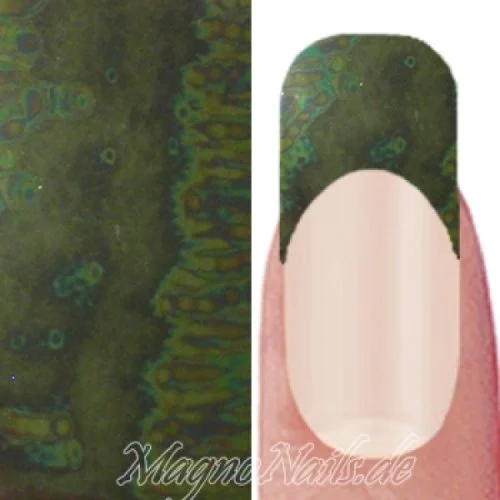 Nail Art Transfer Folie 0,45m - Nail Foil - Green Swirl Nailart Nails Nägel Schmuck TransferFolie Nagelfolie Nageldesign
