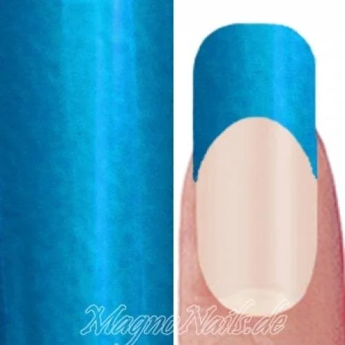 Nail Art Transfer Folie 1,5m - Nail Foil - Electric Blue Nagelfolie Nageldesign Folie Tranferfolie Nailart